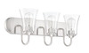 Gwyneth 3 Light Vanity in Brushed Polished Nickel (50403-BNK)