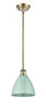 Plymouth - 1 Light - 8 inch - Antique Brass - Pendant (516-1S-AB-MBD-75-SF-LED)