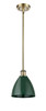 Plymouth - 1 Light - 8 inch - Antique Brass - Pendant (516-1S-AB-MBD-75-GR-LED)