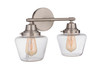 Essex 2 Light Vanity in Brushed Polished Nickel (19518BNK2)