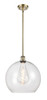 Athens - 1 Light - 14 inch - Antique Brass - Pendant (516-1S-AB-G122-14)