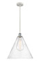 Berkshire - 1 Light - 16 inch - White Polished Chrome - Cord hung - Pendant (516-1P-WPC-GBC-164)