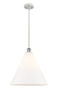 Berkshire - 1 Light - 16 inch - White Polished Chrome - Cord hung - Pendant (516-1P-WPC-GBC-161-LED)