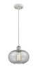 Gorham - 1 Light - 10 inch - White Polished Chrome - Cord hung - Mini Pendant (516-1P-WPC-G247-LED)