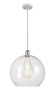 Athens - 1 Light - 14 inch - White Polished Chrome - Cord hung - Pendant (516-1P-WPC-G122-14)