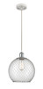 Farmhouse Chicken Wire - 1 Light - 10 inch - White Polished Chrome - Cord hung - Mini Pendant (516-1P-WPC-G122-10CSN-LED)