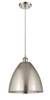Bristol - 1 Light - 12 inch - Brushed Satin Nickel - Cord hung - Mini Pendant (516-1P-SN-MBD-12-SN)
