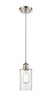 Clymer - 1 Light - 4 inch - Brushed Satin Nickel - Cord hung - Mini Pendant (516-1P-SN-G802-LED)