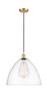 Bristol - 1 Light - 16 inch - Satin Gold - Cord hung - Pendant (516-1P-SG-GBD-162-LED)