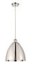Bristol - 1 Light - 12 inch - Polished Nickel - Cord hung - Mini Pendant (516-1P-PN-MBD-12-PN-LED)
