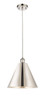 Berkshire - 1 Light - 12 inch - Polished Nickel - Cord hung - Mini Pendant (516-1P-PN-MBC-12-PN)