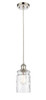 Candor - 1 Light - 5 inch - Polished Nickel - Cord hung - Mini Pendant (516-1P-PN-G352-LED)