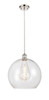Athens - 1 Light - 14 inch - Polished Nickel - Cord hung - Pendant (516-1P-PN-G122-14)