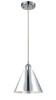 Berkshire - 1 Light - 12 inch - Polished Chrome - Cord hung - Mini Pendant (516-1P-PC-MBC-12-PC)