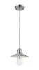 Scallop - 1 Light - 8 inch - Polished Chrome - Cord Hung - Mini Pendant (516-1P-PC-M17-PC)