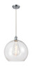 Athens - 1 Light - 14 inch - Polished Chrome - Cord hung - Pendant (516-1P-PC-G122-14)