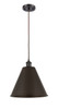 Berkshire - 1 Light - 12 inch - Oil Rubbed Bronze - Cord hung - Mini Pendant (516-1P-OB-MBC-12-OB)
