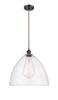 Bristol - 1 Light - 16 inch - Oil Rubbed Bronze - Cord hung - Pendant (516-1P-OB-GBD-164-LED)