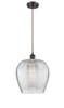 Norfolk - 1 Light - 12 inch - Oil Rubbed Bronze - Cord hung - Mini Pendant (516-1P-OB-G462-12-LED)