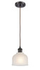 Dayton - 1 Light - 6 inch - Oil Rubbed Bronze - Cord hung - Mini Pendant (516-1P-OB-G411-LED)