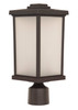 Resilience 1 Light Outdoor Post Mount in Bronze (ZA2415-BZ)