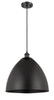 Bristol - 1 Light - 16 inch - Matte Black - Cord hung - Mini Pendant (516-1P-BK-MBD-16-BK)