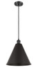 Berkshire - 1 Light - 16 inch - Matte Black - Cord hung - Mini Pendant (516-1P-BK-MBC-16-BK-LED)