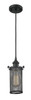 Bleecker - 1 Light - 4 inch - Matte Black - Cord hung - Mini Pendant (516-1P-BK-CE219)