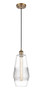 Windham - 1 Light - 7 inch - Brushed Brass - Cord hung - Mini Pendant (516-1P-BB-G682-7)