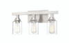 Chicago 3 Light Vanity in Brushed Polished Nickel (53103-BNK)