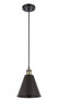 Berkshire - 1 Light - 8 inch - Black Antique Brass - Cord hung - Mini Pendant (516-1P-BAB-MBC-8-BK-LED)