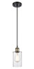 Clymer - 1 Light - 4 inch - Black Antique Brass - Cord hung - Mini Pendant (516-1P-BAB-G802-LED)