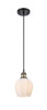 Norfolk - 1 Light - 6 inch - Black Antique Brass - Cord hung - Mini Pendant (516-1P-BAB-G461-6)