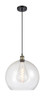 Athens - 1 Light - 14 inch - Black Antique Brass - Cord hung - Pendant (516-1P-BAB-G124-14)