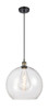 Athens - 1 Light - 14 inch - Black Antique Brass - Cord hung - Pendant (516-1P-BAB-G122-14-LED)