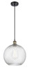 Athens Twisted Swirl - 1 Light - 12 inch - Black Antique Brass - Cord hung - Mini Pendant (516-1P-BAB-G1214-12)