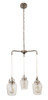 Trystan 3 Light Chandelier in Brushed Polished Nickel (53523-BNK)