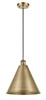 Berkshire - 1 Light - 16 inch - Antique Brass - Cord hung - Mini Pendant (516-1P-AB-MBC-16-AB)