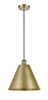 Berkshire - 1 Light - 12 inch - Antique Brass - Cord hung - Mini Pendant (516-1P-AB-MBC-12-AB-LED)