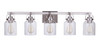 Foxwood 5 Light Vanity in Brushed Polished Nickel (53605-BNK)