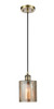 Cobbleskill - 1 Light - 5 inch - Antique Brass - Cord hung - Mini Pendant (516-1P-AB-G116-LED)