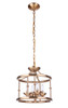 Marlowe 4 Light Convertible Semi Flush in Satin Brass (53754-SB)
