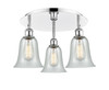 Hanover - 3 Light - 18 inch - Polished Chrome - Flush Mount (516-3C-PC-G2812)