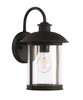 O'Fallon 1 Light Small Outdoor Wall Lantern in Dark Bronze Gilded (ZA3204-DBG)