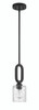Collins 1 Light Mini Pendant in Flat Black (54291-FB)