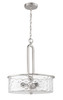 Collins 3 Light Pendant in Brushed Polished Nickel (54293-BNK)