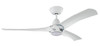 52" Genesis Ceiling Fan in White with Blades and Light Kit (GEN52W3)