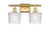 Niagara - 2 Light - 17 inch - Satin Gold - Bath Vanity Light (516-2W-SG-G402)