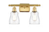 Ellery - 2 Light - 15 inch - Satin Gold - Bath Vanity Light (516-2W-SG-G392)