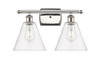 Berkshire - 2 Light - 18 inch - Polished Nickel - Bath Vanity Light (516-2W-PN-GBC-82)